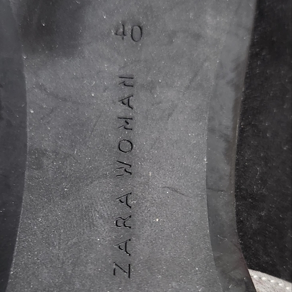 Zara Women's Pointy Block color heels - Picture 11 of 11